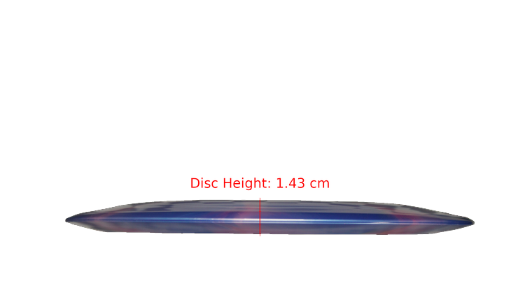 Discraft Titanium Scorch Distance Driver Profile View