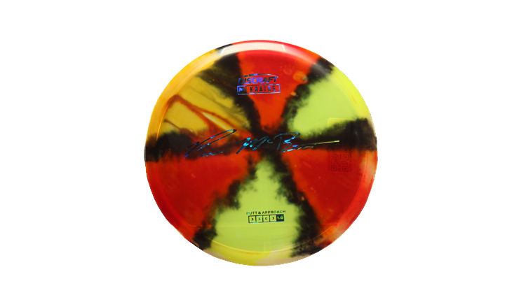 Discraft Paul McBeth Fly Dye Z Kratos Putter Front View