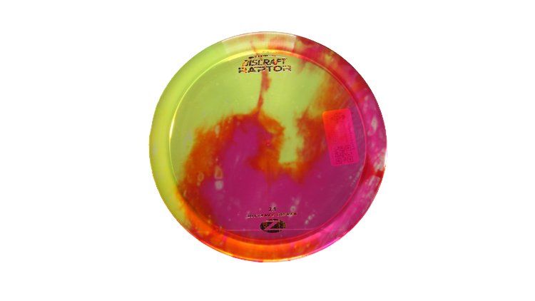 Discraft Z Fly Dye Raptor Fairway Driver Front View