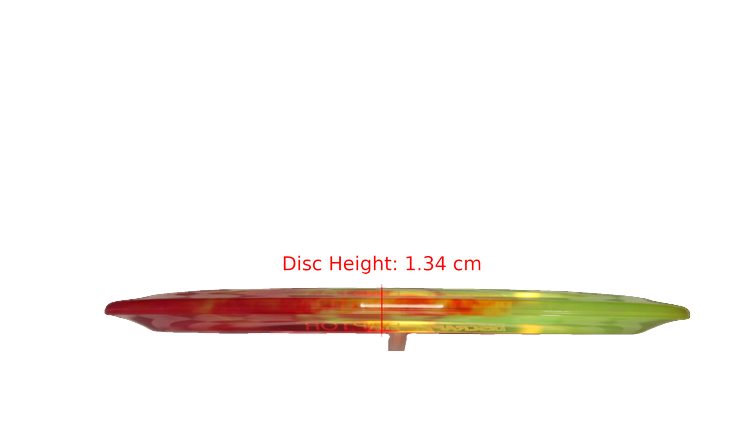 Discraft Z Fly Dye Raptor Fairway Driver Profile View