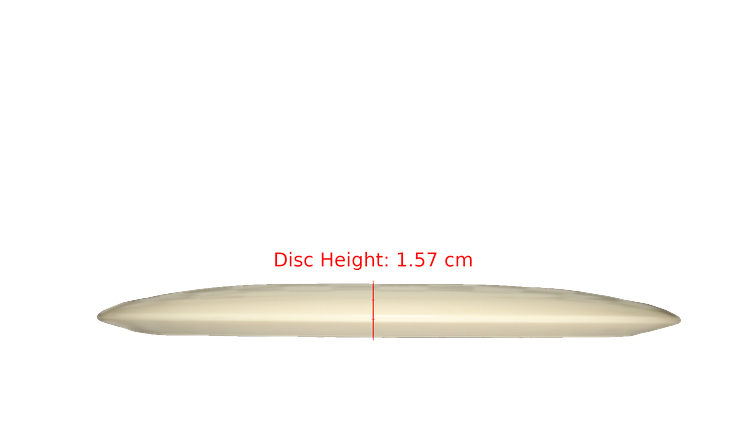 Discraft Glo Z Heat Fairway Driver Profile View