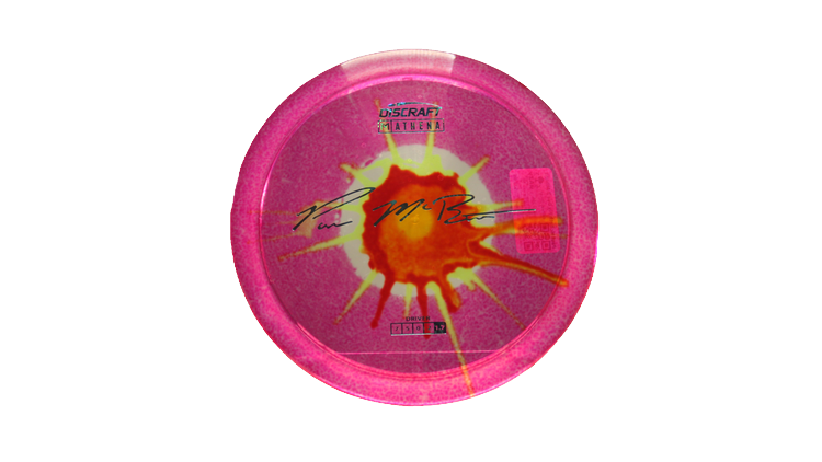 Discraft Paul McBeth Fly Dye Z Athena Fairway Driver Front View