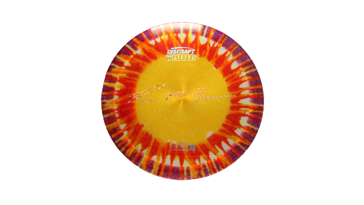 Discraft Paul McBeth Fly Dye Z Athena Fairway Driver Front View
