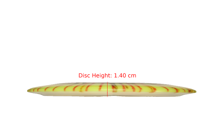 Discraft Paul McBeth Fly Dye Z Zeus Distance Driver Profile View
