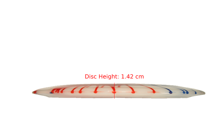 Discraft Paul McBeth Fly Dye Z Zeus Distance Driver Profile View
