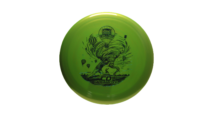 Discmania 2025 Gavin Babcock x Discmania Challenge Swirl S-Line CD1 Fairway Driver Front View