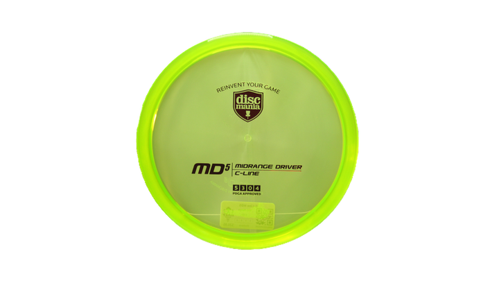 Discmania C-Line MD5 Midrange Front View