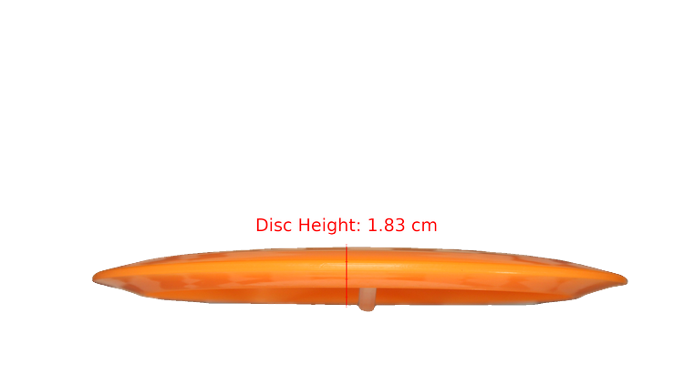 Pie Pan Discs Baker's Blend Hype Distance Driver Profile View