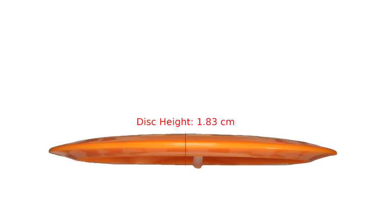 Pie Pan Discs Baker's Blend Hype Distance Driver Profile View