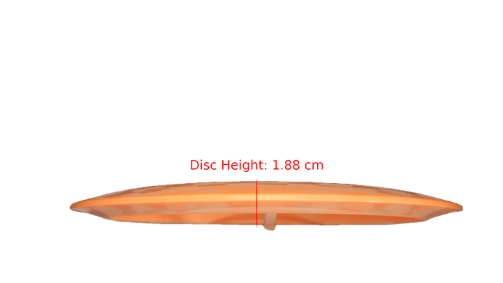 Pie Pan Discs Baker's Blend Hype Distance Driver Profile View