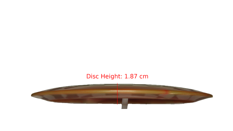 Pie Pan Discs Baker's Blend Hype Distance Driver Profile View