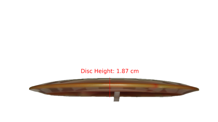 Pie Pan Discs Baker's Blend Hype Distance Driver Profile View