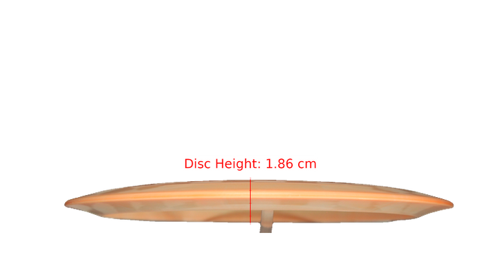 Pie Pan Discs Baker's Blend Hype Distance Driver Profile View
