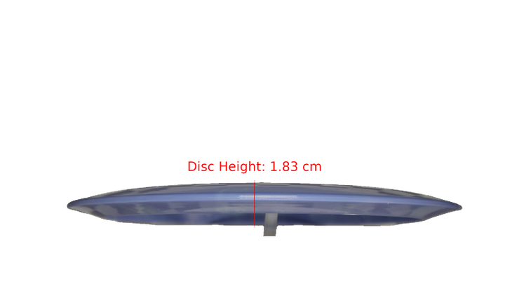 Pie Pan Discs Baker's Blend Hype Distance Driver Profile View