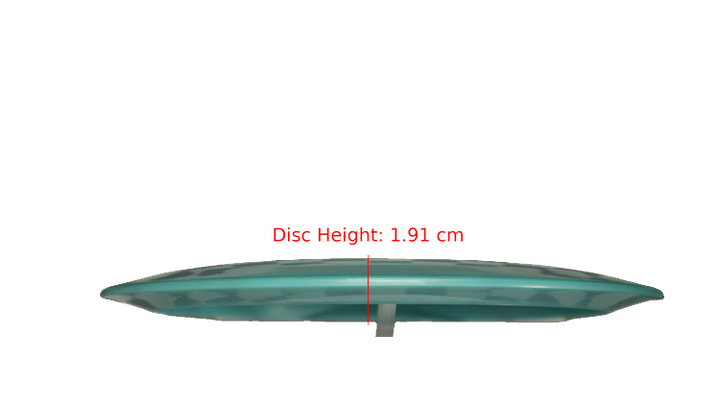 Pie Pan Discs Baker's Blend Hype Distance Driver Profile View
