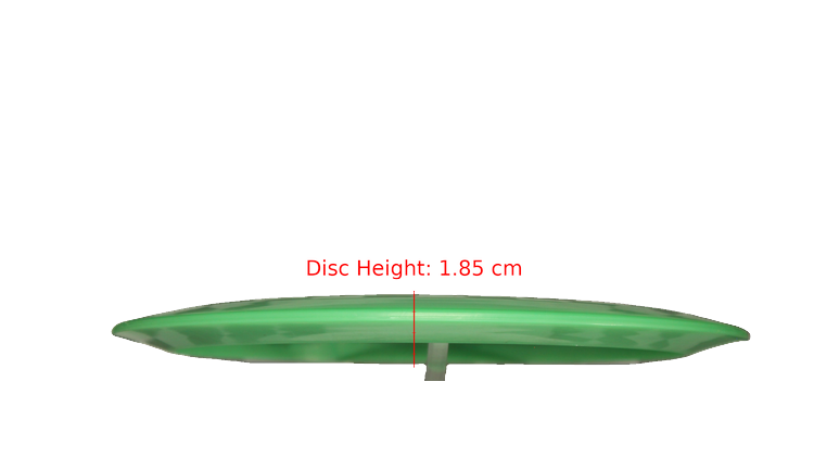 Pie Pan Discs Baker's Blend Hype Distance Driver Profile View