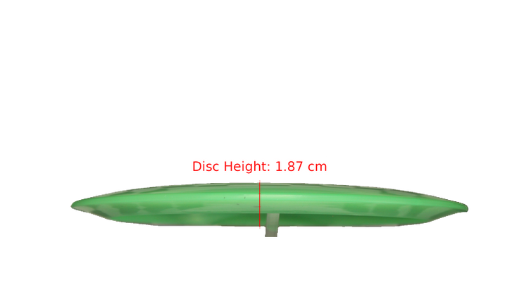 Pie Pan Discs Baker's Blend Hype Distance Driver Profile View