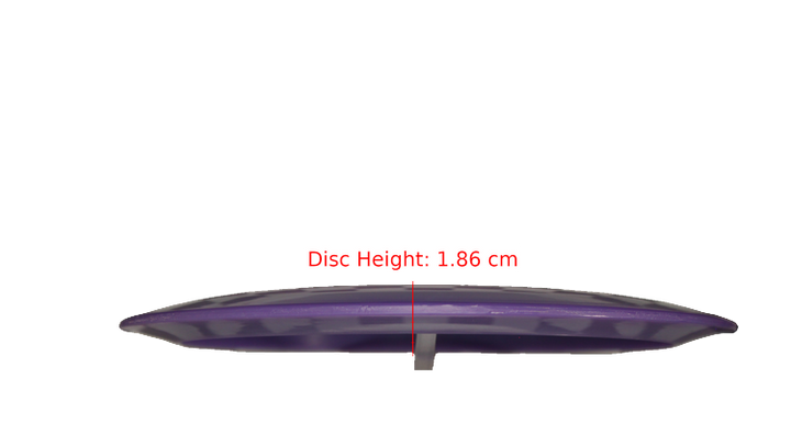 Pie Pan Discs Baker's Blend Hype Distance Driver Profile View