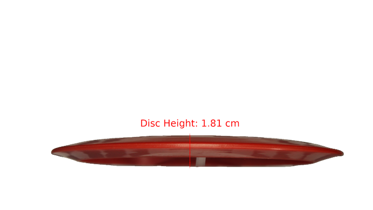 Pie Pan Discs Baker's Blend Hype Distance Driver Profile View