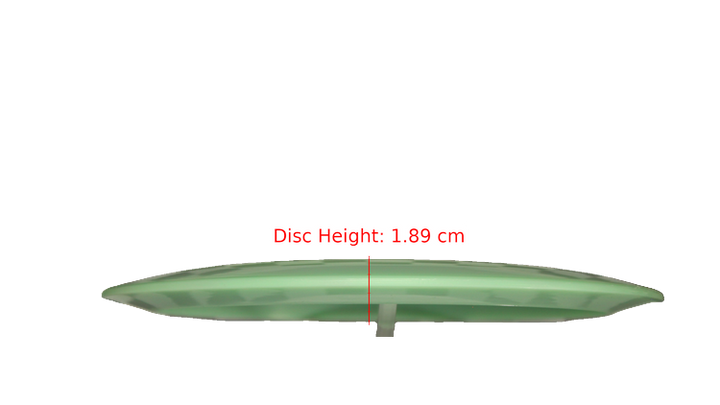 Pie Pan Discs Baker's Blend Hype Distance Driver Profile View