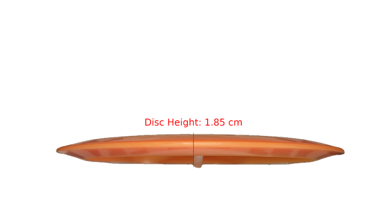 Pie Pan Discs Baker's Blend Hype Distance Driver Profile View