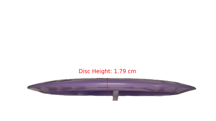 Pie Pan Discs Baker's Blend Hype Distance Driver Profile View