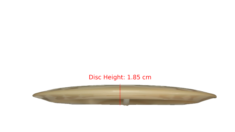 Pie Pan Discs Baker's Blend Hype Distance Driver Profile View