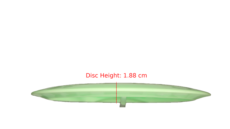 Pie Pan Discs Baker's Blend Hype Distance Driver Profile View