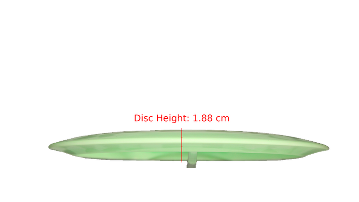Pie Pan Discs Baker's Blend Hype Distance Driver Profile View