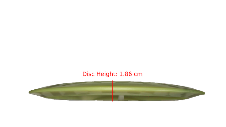 Pie Pan Discs Baker's Blend Hype Distance Driver Profile View