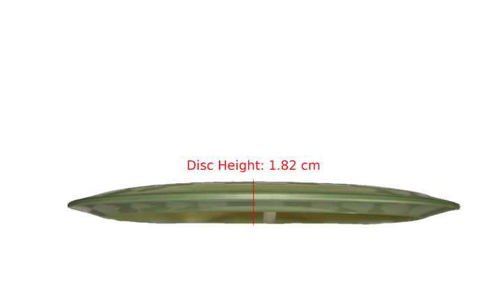 Pie Pan Discs Baker's Blend Hype Distance Driver Profile View