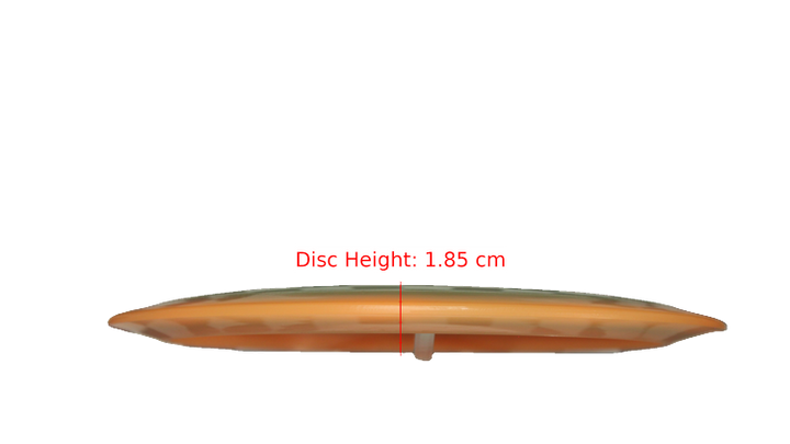 Pie Pan Discs Baker's Blend Hype Distance Driver Profile View