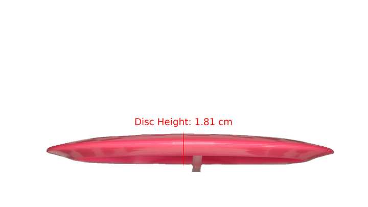 Pie Pan Discs Baker's Blend Hype Distance Driver Profile View