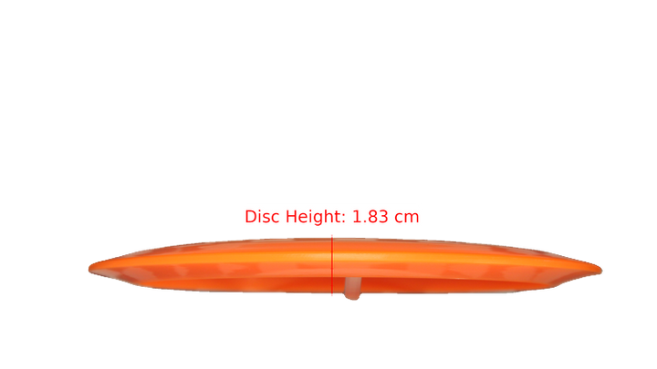 Pie Pan Discs Baker's Blend Hype Distance Driver Profile View