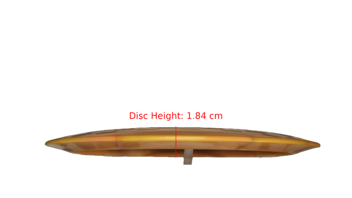 Pie Pan Discs Baker's Blend Hype Distance Driver Profile View