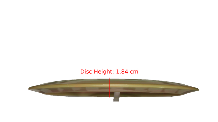 Pie Pan Discs Baker's Blend Hype Distance Driver Profile View