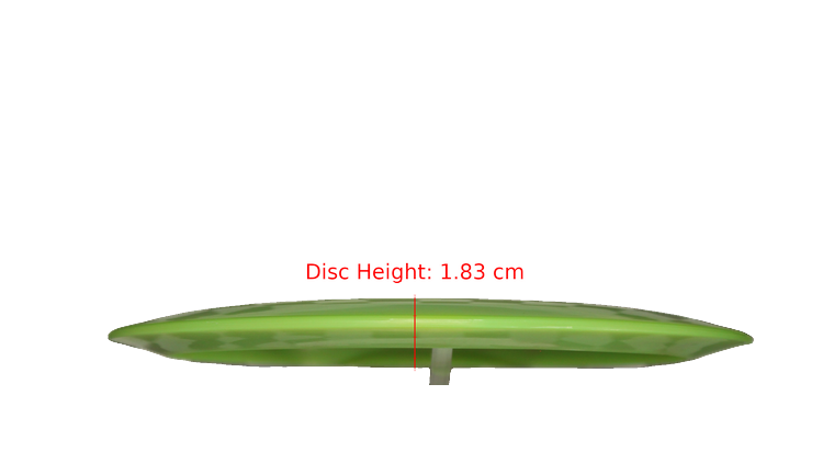 Pie Pan Discs Baker's Blend Hype Distance Driver Profile View