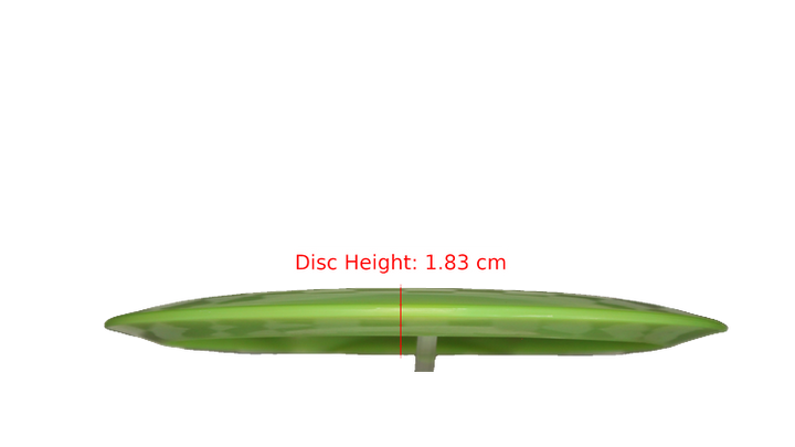 Pie Pan Discs Baker's Blend Hype Distance Driver Profile View