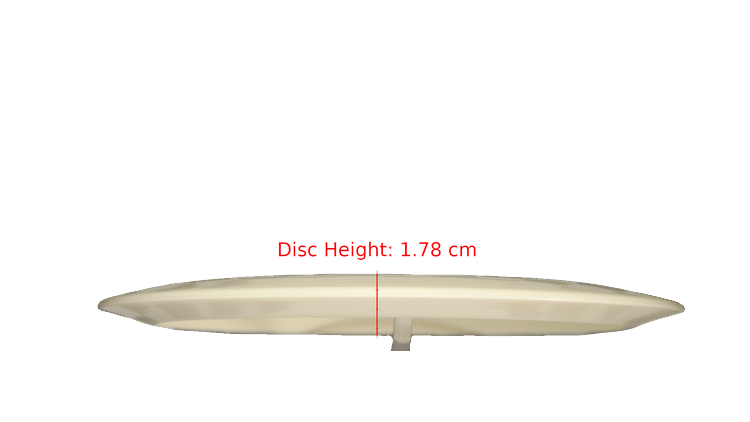 Pie Pan Discs Baker's Blend Hype Distance Driver Profile View