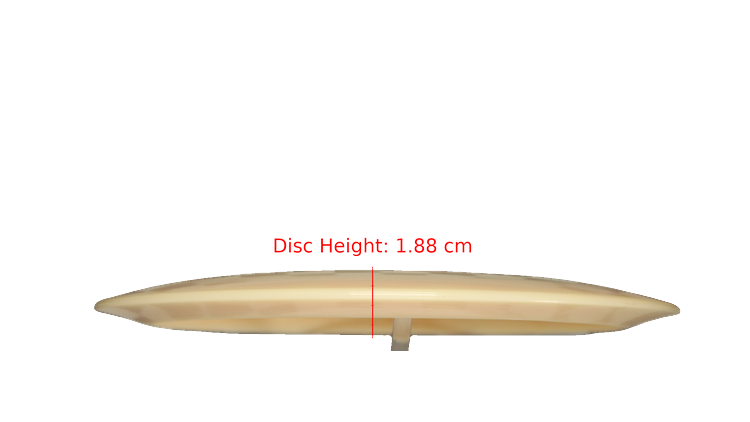 Pie Pan Discs Baker's Blend Hype Distance Driver Profile View