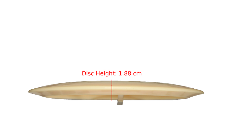 Pie Pan Discs Baker's Blend Hype Distance Driver Profile View