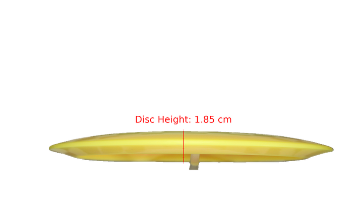 Pie Pan Discs Baker's Blend Hype Distance Driver Profile View