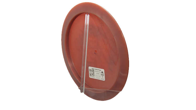 Pie Pan Discs Baker's Blend Hype Distance Driver Back View