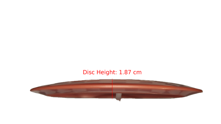 Pie Pan Discs Baker's Blend Hype Distance Driver Profile View