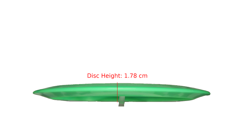 Pie Pan Discs Baker's Blend Hype Distance Driver Profile View
