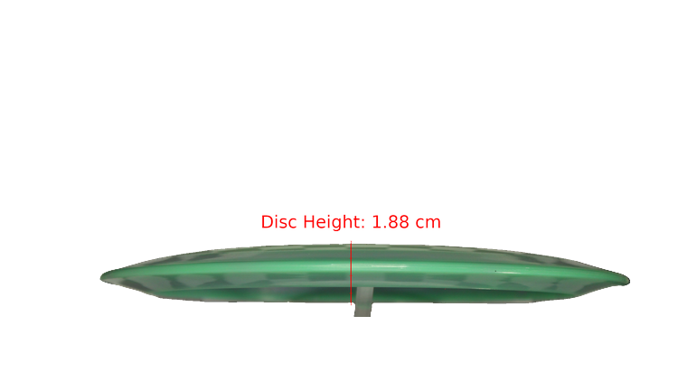 Pie Pan Discs Baker's Blend Hype Distance Driver Profile View