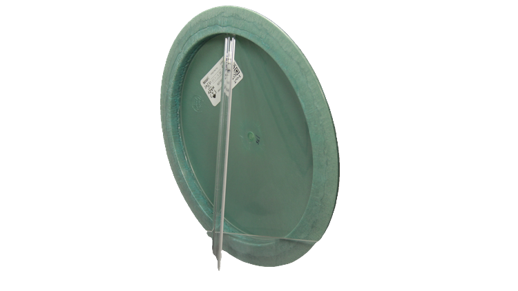 Pie Pan Discs Eggs-Out Puff Hype Distance Driver Back View