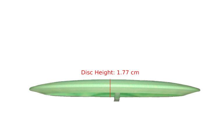Pie Pan Discs Puff Hype Distance Driver Profile View