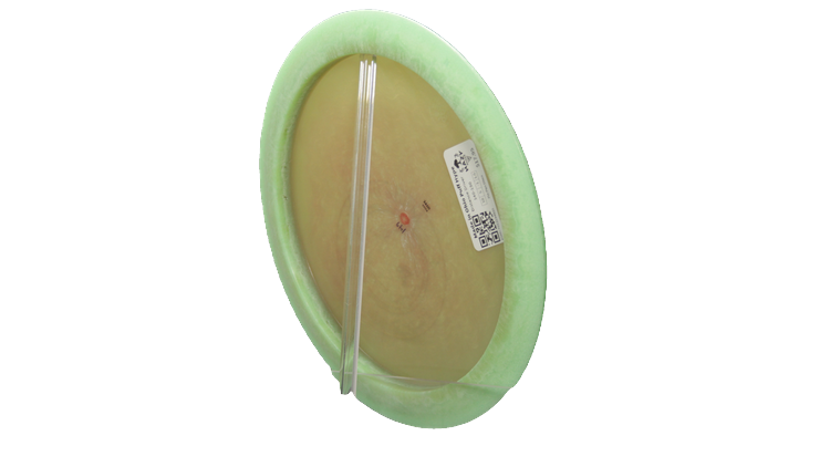 Pie Pan Discs Made in Ohio Puff Hype Distance Driver Back View