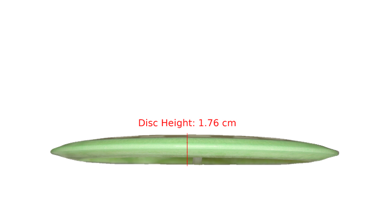 Pie Pan Discs Made in Ohio Puff Hype Distance Driver Profile View